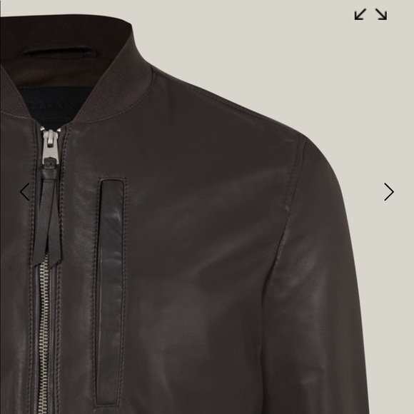 Bales Leather Bomber Jacket